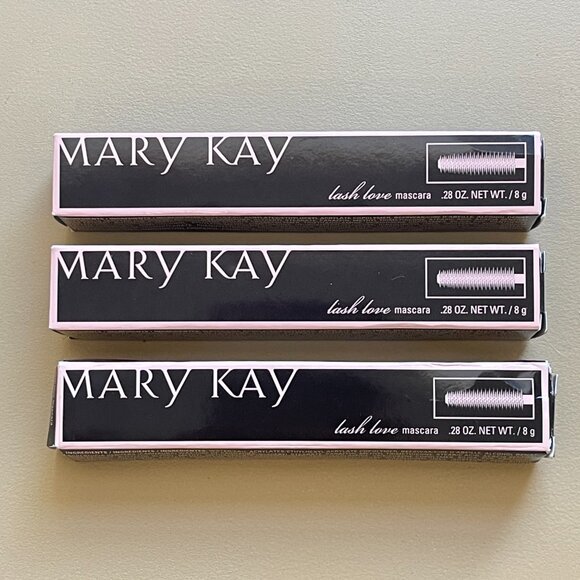 New Mary Kay Mascara Lash Love Black Set of 3 In Box - Picture 1 of 5